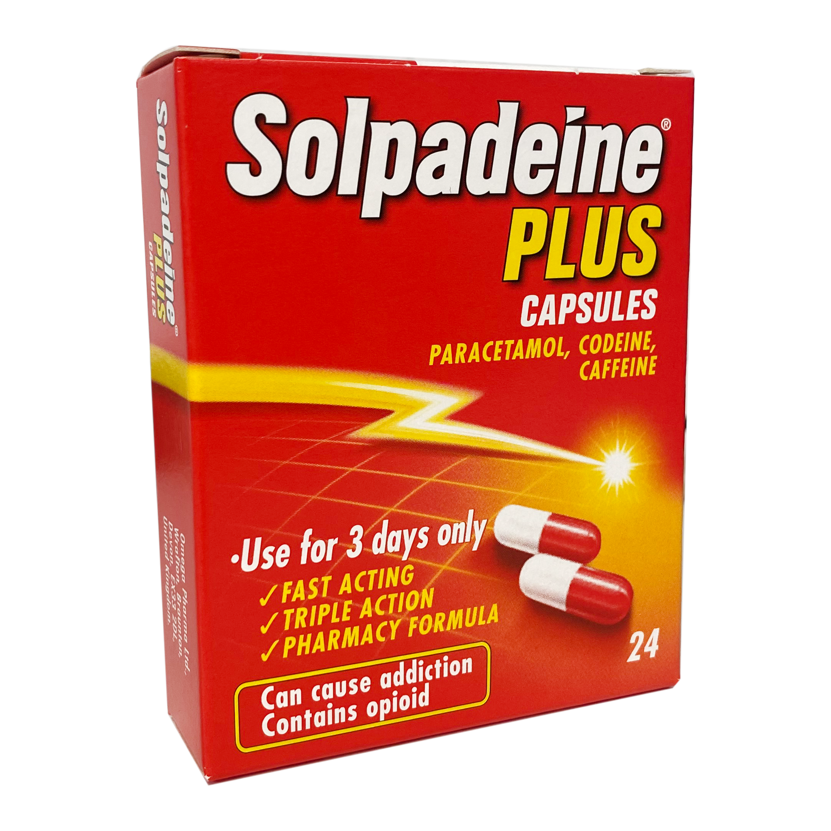 Solpadeine Plus Capsules - 24 Capsules